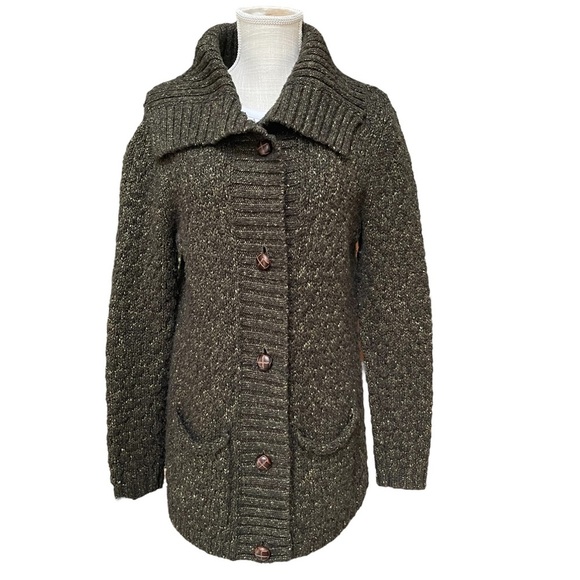 Halogen‎ Wool Blend Knit Cardigan Long Sweater Size: M - Picture 1 of 10